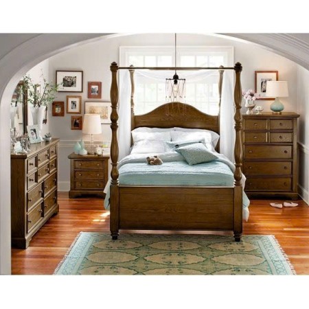 Carlyle Rustic : Giường Ngủ Châu Âu , King Size